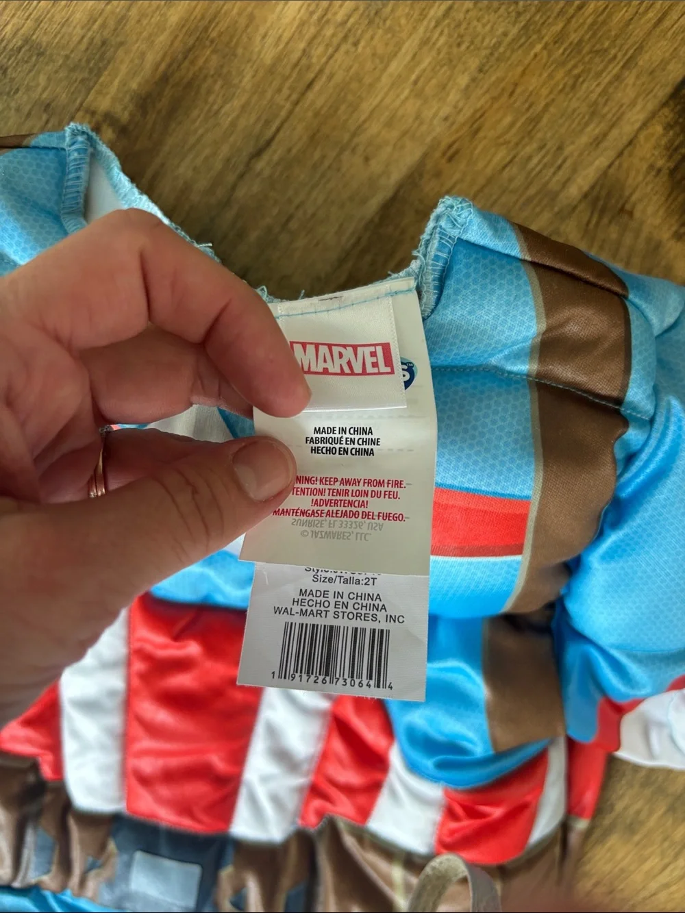 Toddler Avengers Costume Size 2T